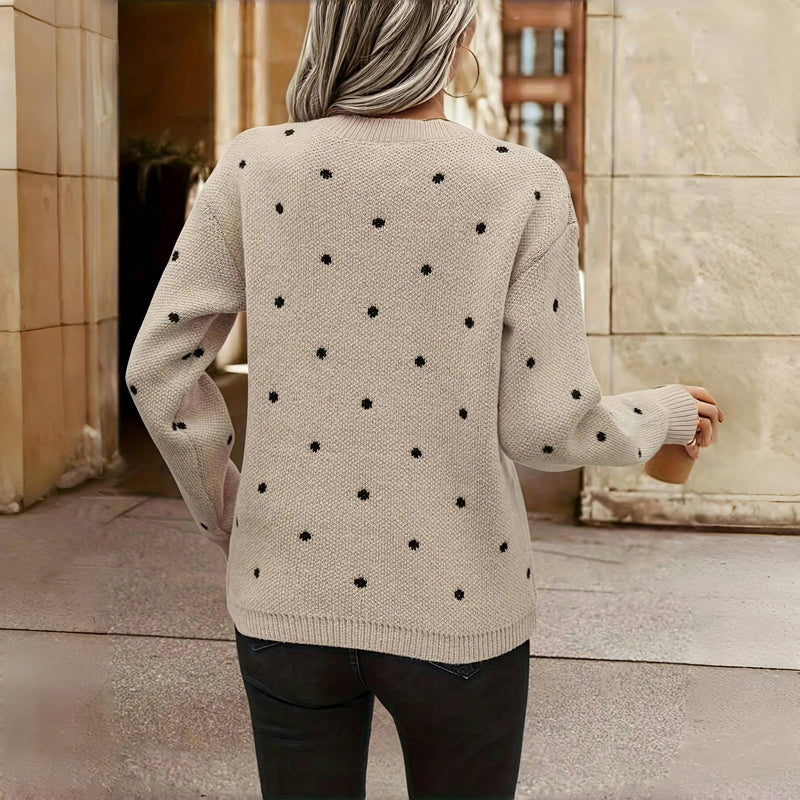 Carolina™ | Suéter de Punto con Lunares