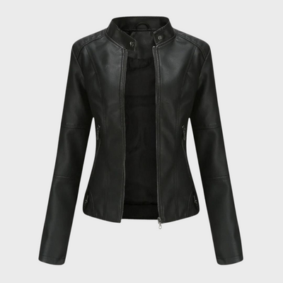 Verónica™ | Chaqueta de cuero casual