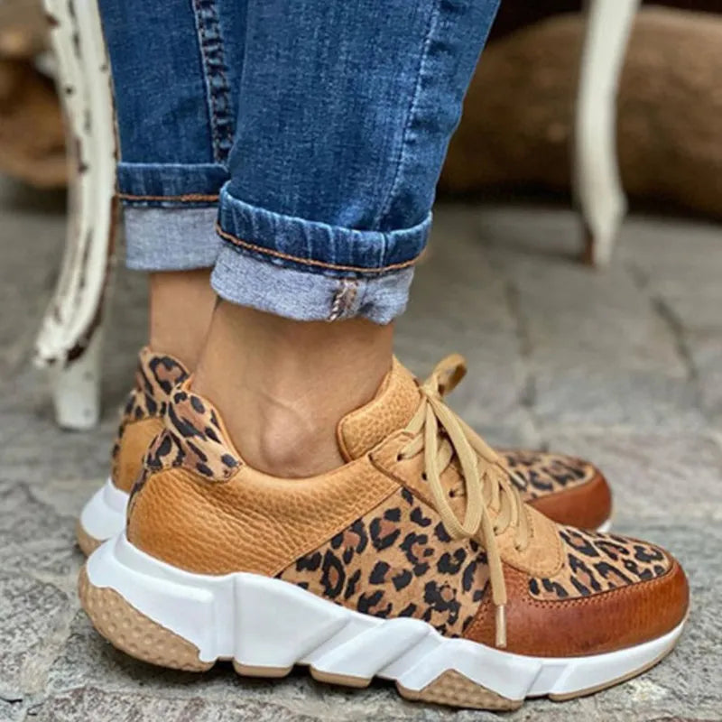 Jimena™ | Zapatillas con estilo leopardo