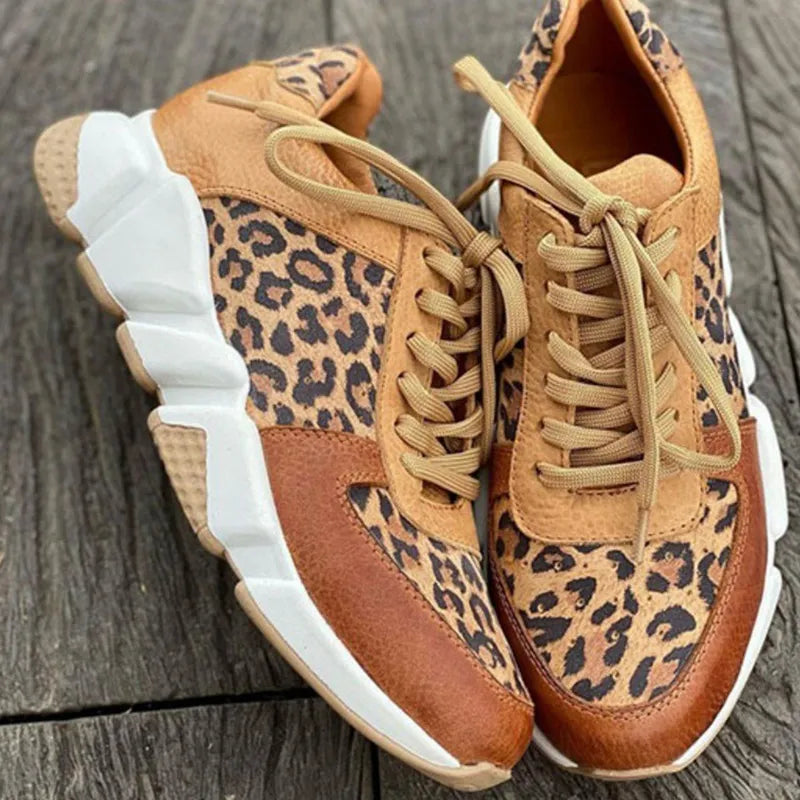 Jimena™ | Zapatillas con estilo leopardo