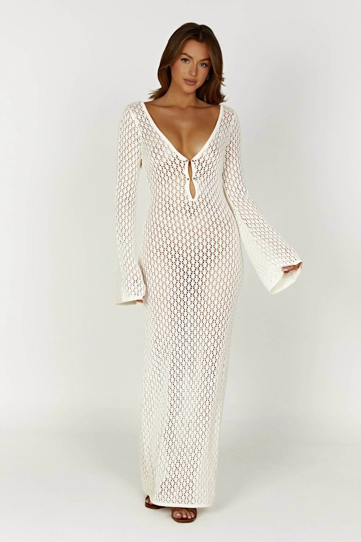 Miró™ | Vestido de Playa Blanco y Liviano