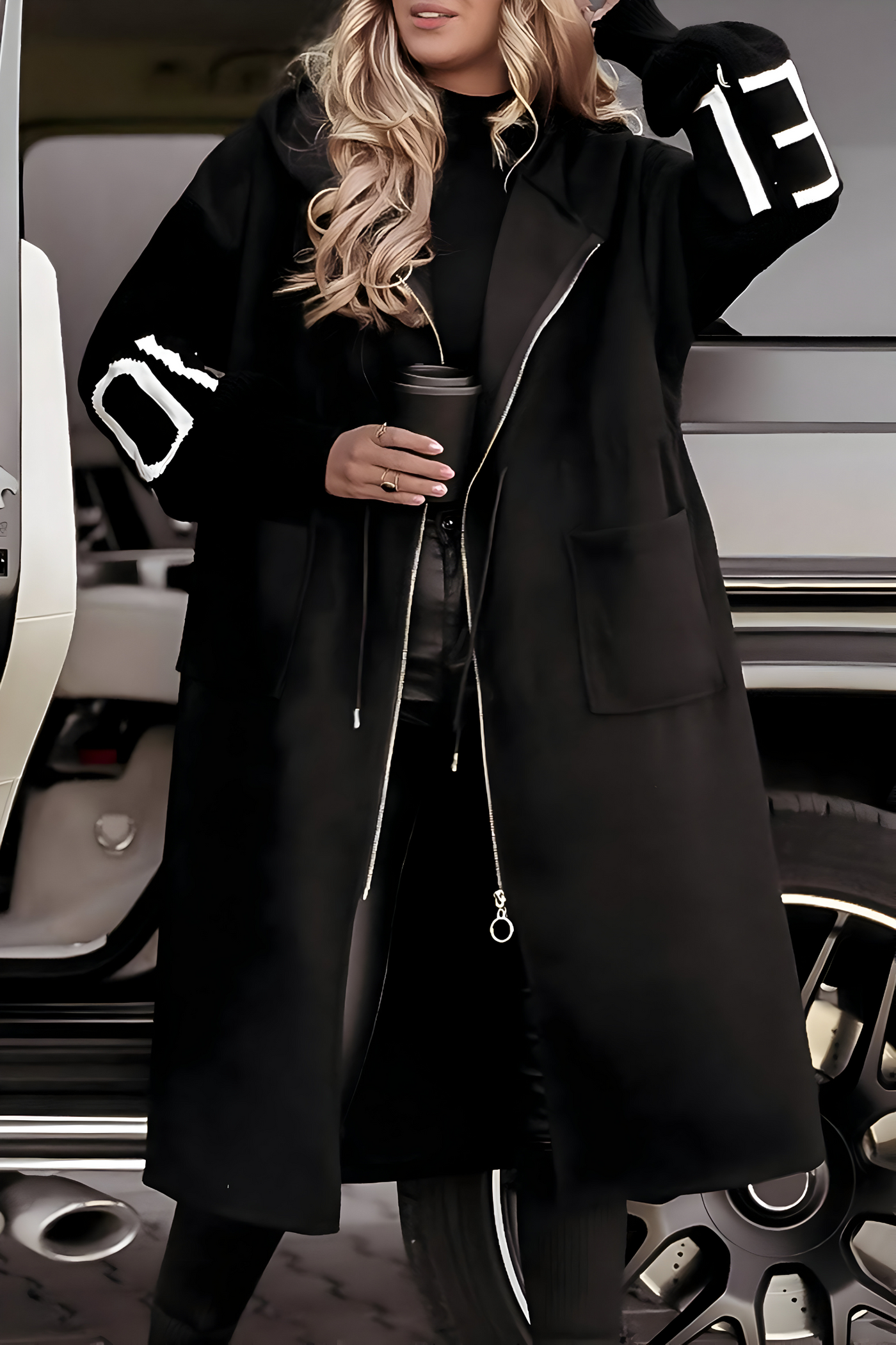 Patricia™ | Abrigo-cárdigan elegante con capucha