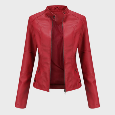 Verónica™ | Chaqueta de cuero casual