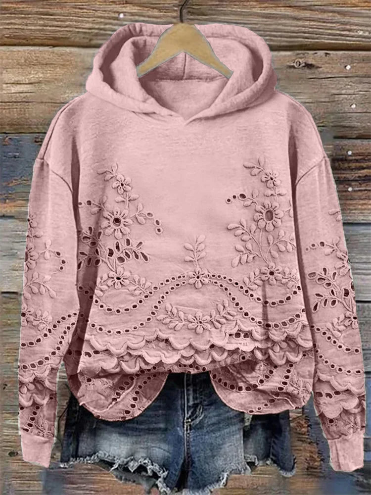 Rosaura™ | Jersey con detalles de encaje
