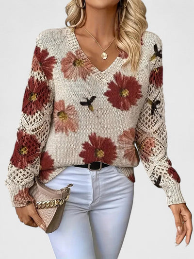 Antonia™ | Jersey elegante con estampado floral