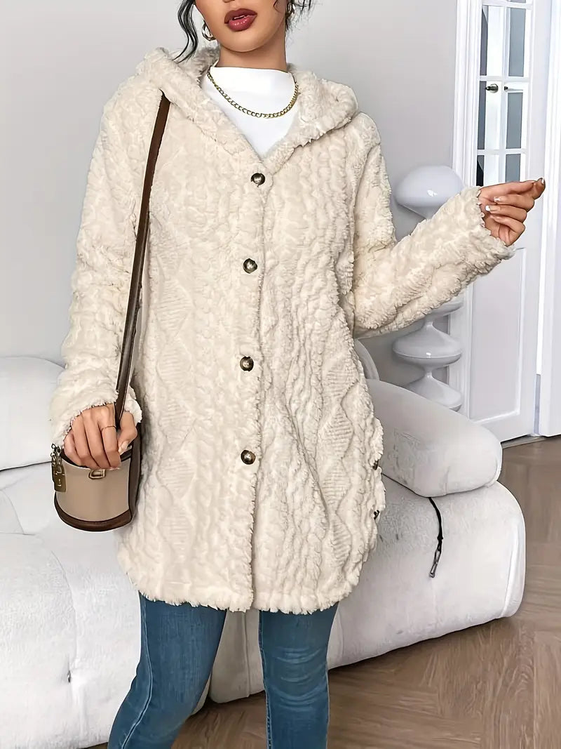 Amalia™ | Cárdigan acogedor con capucha