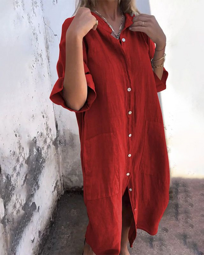 Cecilia™ | Vestido camisero estilo Ibiza