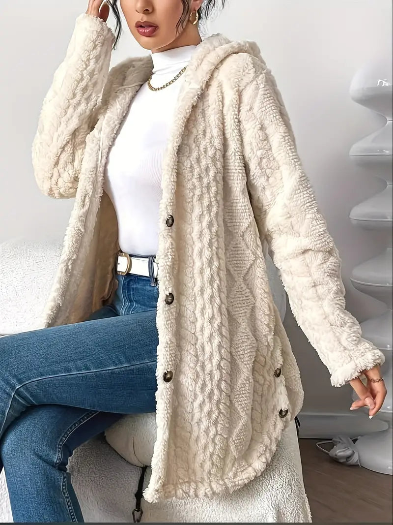 Amalia™ | Cárdigan acogedor con capucha