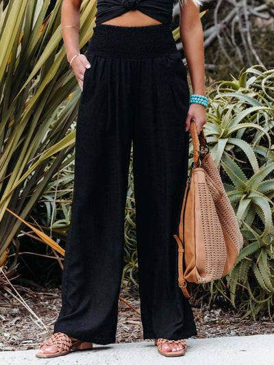 Susana™ | Pantalones Amplios de Algodón y Lino