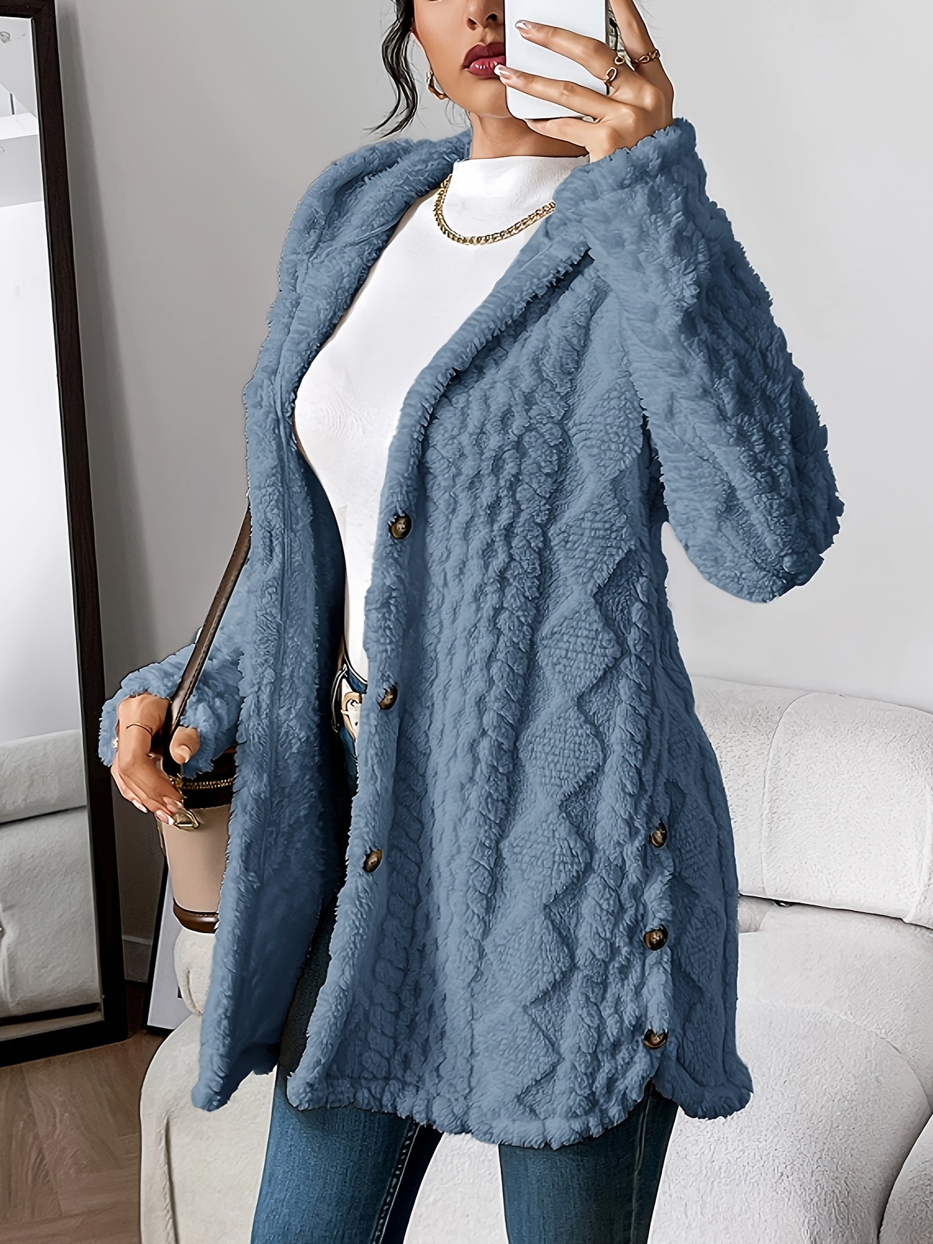 Amalia™ | Cárdigan acogedor con capucha