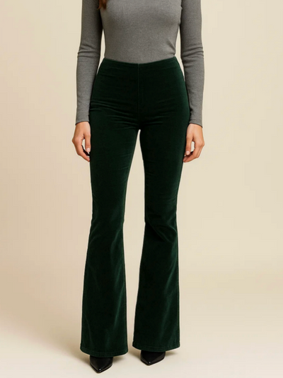 Adriana™ | Pantalones de pana acampanados