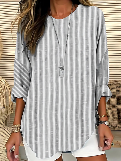 Maya™ | Blusa Moderna a Rayas