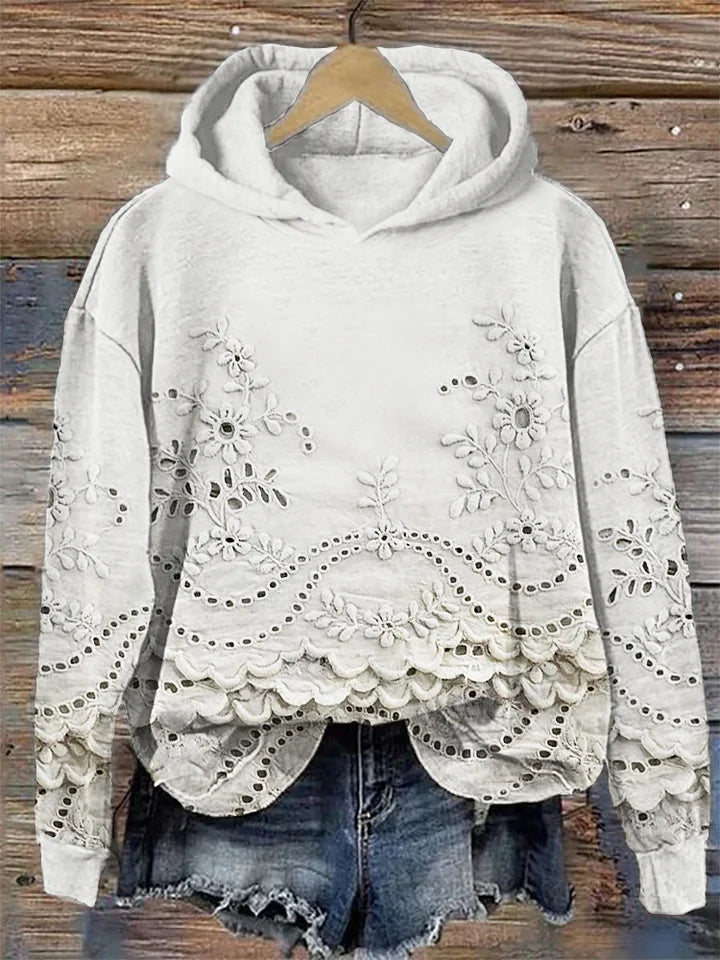 Rosaura™ | Jersey con detalles de encaje