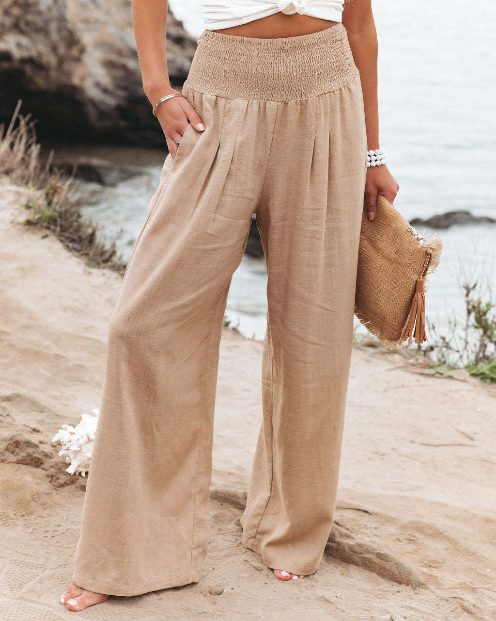 Susana™ | Pantalones Amplios de Algodón y Lino