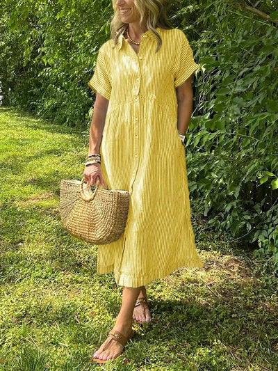Renata™ | Camisa de rayas con botones