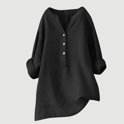 Carmen™ | Camisa de lino fresca con botones