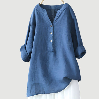 Carmen™ | Camisa de lino fresca con botones