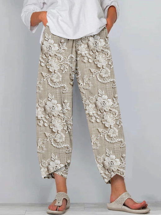 Graciela™ | Pantalones florales elásticos cómodos