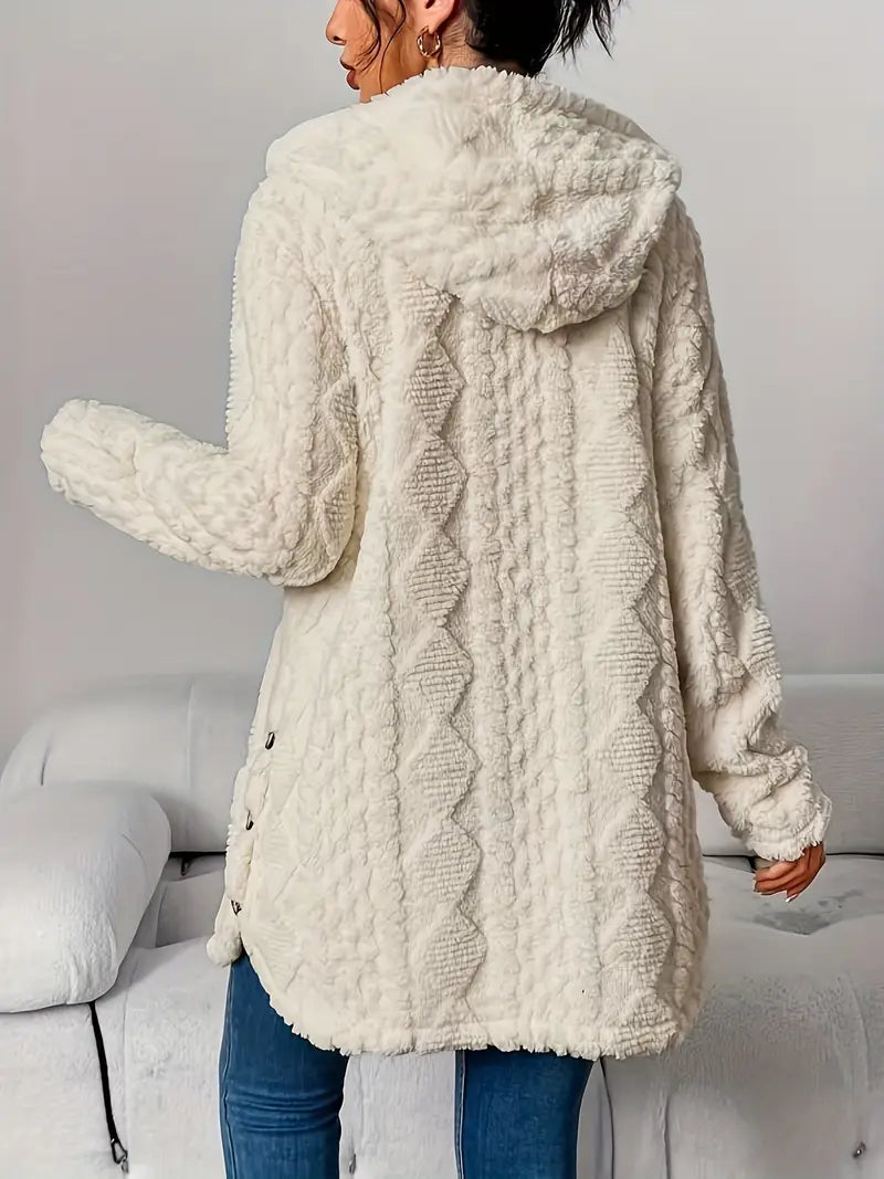 Amalia™ | Cárdigan acogedor con capucha