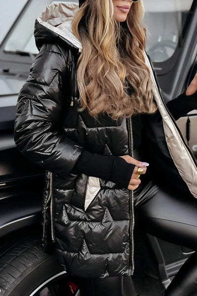 Carmen™ | Abrigo de invierno elegante con capucha