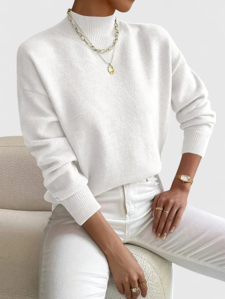 Petra™ | Jersey elegante de cuello alto