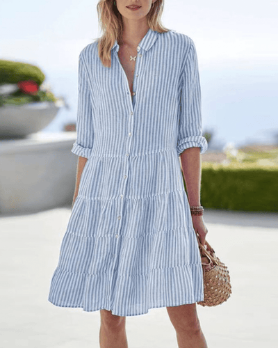 Ella™ | Vestido de Verano a Rayas