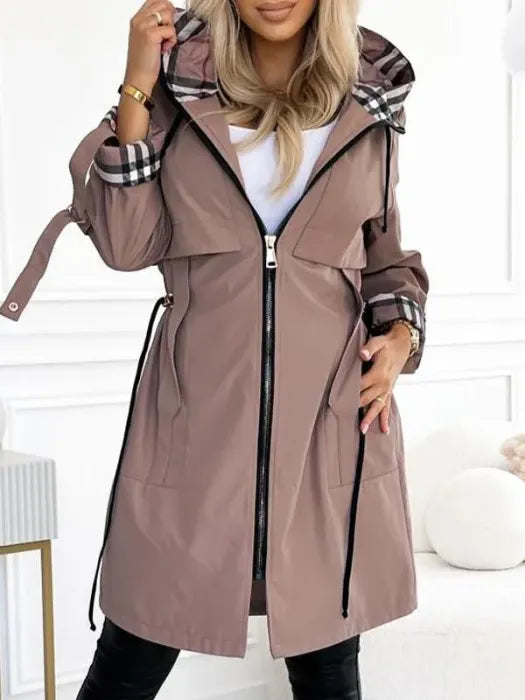 Yolanda™ | Abrigo impermeable con cremallera